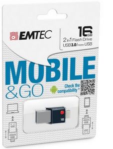Pendrive EMTEC 16GB USB 3.0 +SMartfon MobileGo