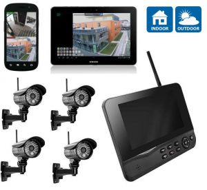 Zestaw kamer MT Vision HS-410 IP LCD 7\ 4xKam WiFi
