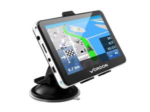 Nawigacja GPS VORDON 5\ Europa, 4GB, FM z AV IN