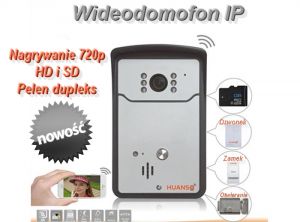 Wideodomofon dzwonek IP P2P Huanso CT518W-LX WiFi