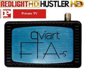 Qviart FTA-s MINI - Redlight HD Hustler HD Private