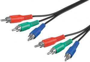 Kabel 3RCA-3RCA Component YUV 2m