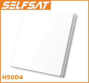 SelfSat H50D4 antena płaska z lnb quad jak 80cm