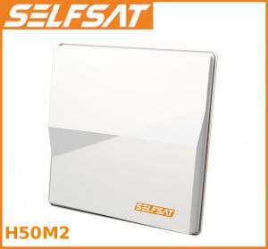 SelfSat H50M2 antena płaska z LNB Twin 2xSAT