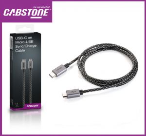 Kabel USB-C - micro USB CABSTONE 1m