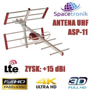Antena kierunkowa UHF Yagi Spacetronik ASP-11 LTE