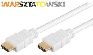 kabel HDMI Warsztatowski Gold White - 15M