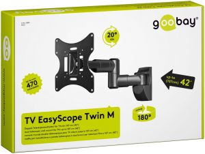 Uchwyt TV EasyScope Twin M Goobay 17\'\'-42\'\'