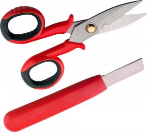 Zestaw dla elektryków nożyczki + nóż