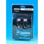Kabel HDMI-HDMI 1,5mb BL v1,4 Blister Red/Blue