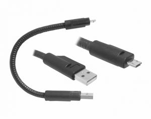 Kabel \sztywny\ USB - Micro USB 20cm