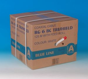 Kabel RG6U BC Trischield Twin (Karton 125mb)