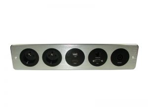 Media Port SP175 2x230V,USB,HDMI,VGA, RJ45,Speakon