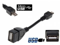 Kabel przejściówka micro USB Adaptor OTG Host USB