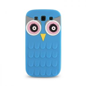 Nakładka Animal 3D Owl do iPhone 5/5S niebieska