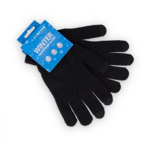 Rękawiczki do smartfonów Forever Winter czarne