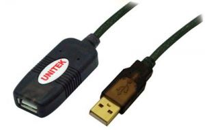 Kabel USB 2.0 5m przedłużacz Unitek Y-250