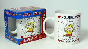 Mega Kubek Super Dziewczyny 750ml BOX