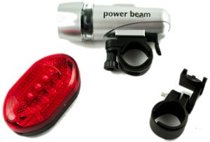 Lampka rowerowa Power Beam zestaw