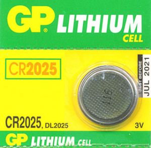 Bateria GP Guzikowa CR2025