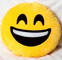 Poduszka Dekoracyjna  Emotki Emoji - duży uśmiech