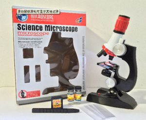 Mikroskop Naukowy + akcesoria